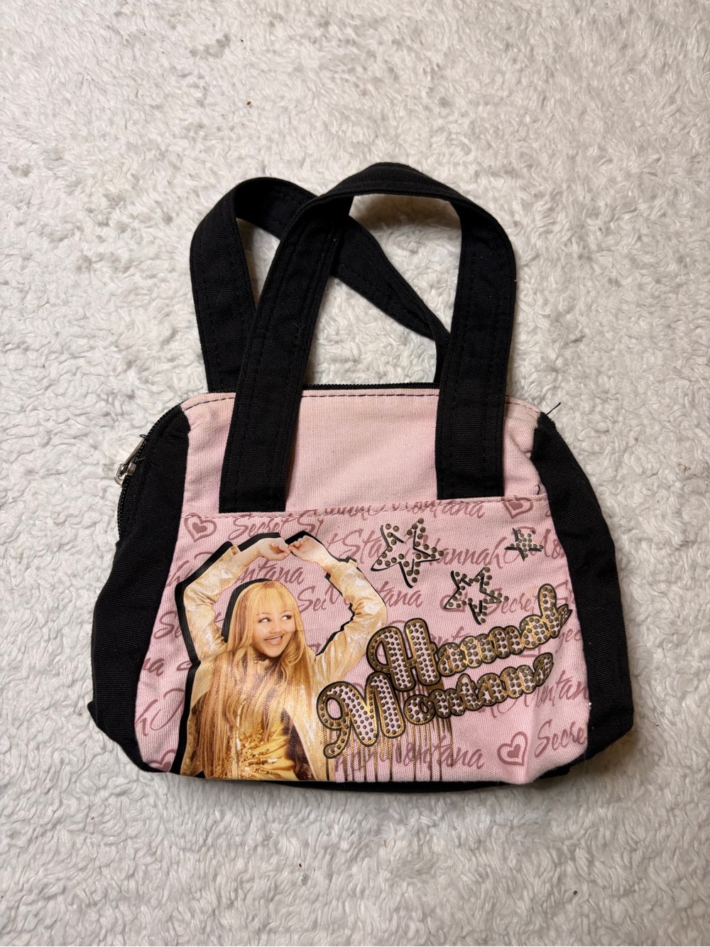 Vintage Y2K Pink Hannah Montana Bag